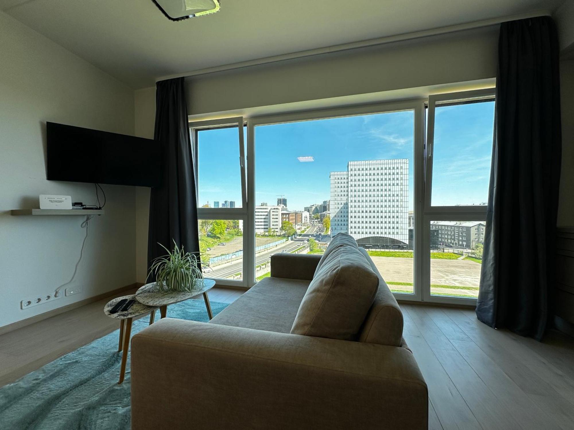 Modern Apartment With Great View 탈린 외부 사진