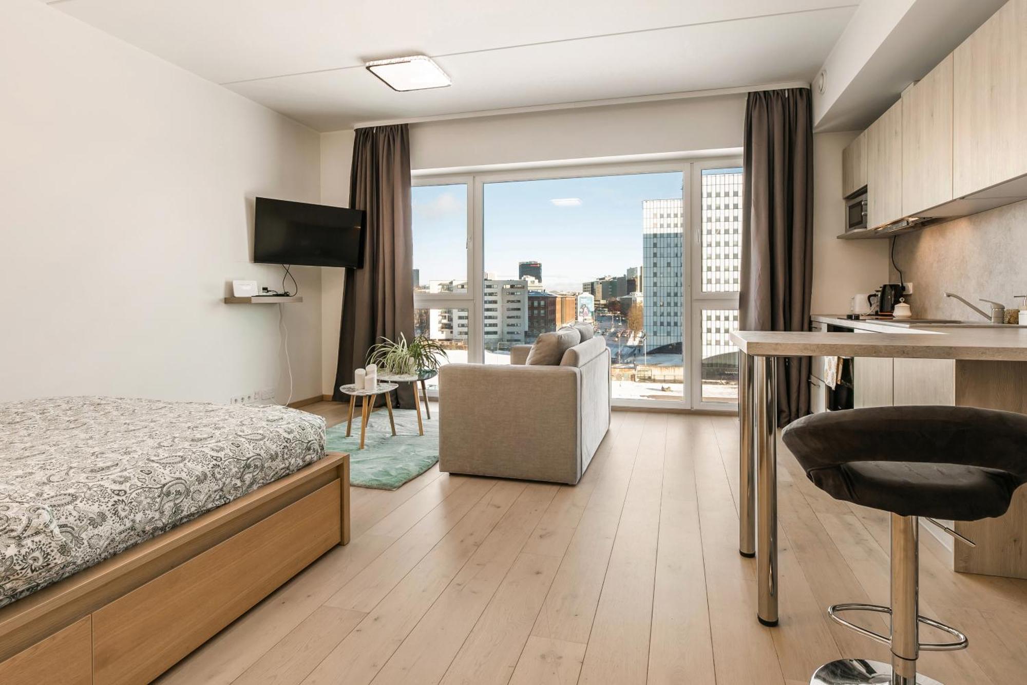 Modern Apartment With Great View 탈린 외부 사진